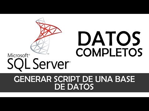 Video: ¿Qué es el script de base de datos?