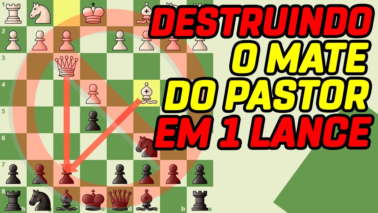 DESTRUA O MATE DO PASTOR - Quando as brancas acertam 