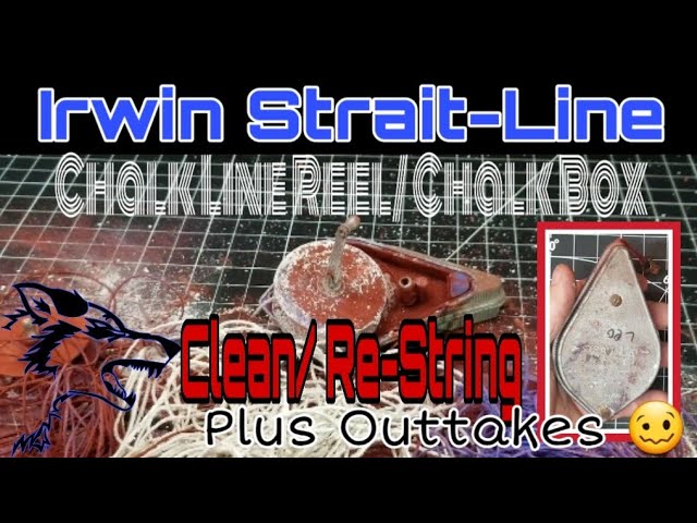IRWIN Strait-Line Speedline Pro Chalk Reel – 100-Foot Hi-Tensile Line, 3:1 Gear Ratio, Easy-Fill Lock Top For Fast Rewind And Secure Anchoring