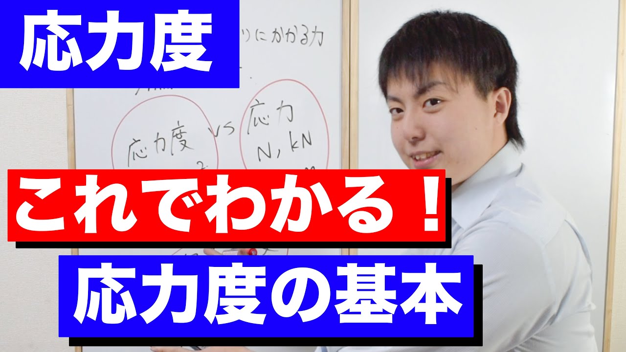 【構造力学】 #21 応力度の概要