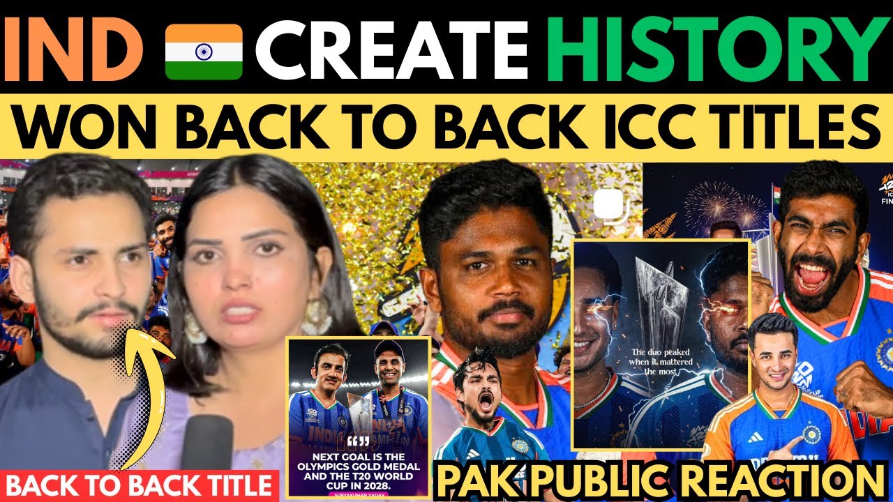 Team India 🇮🇳 Create History 😱 Won Back To Back ICC Titles 🥵 Pm Modi Congrats Team Ind 🇮🇳! PAK Shock