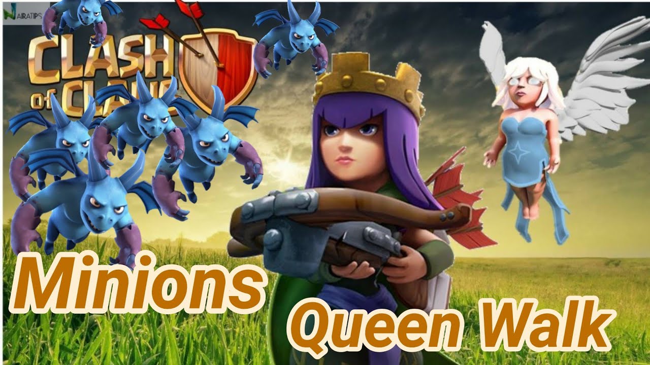 [Special] Queen walk into mass Minions | TH12 | 3 Star War Attack | Queen charge | COC 02/19