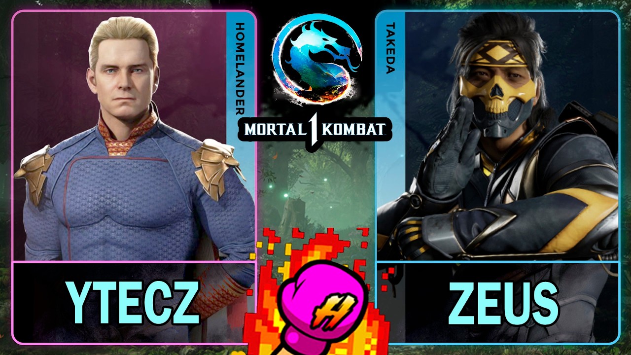 MK1 yTecZ (Хоумлендер) против Зевса (Такэда)🥊Mortal Kombat 1🥊4K 60ᶠᵖˢ