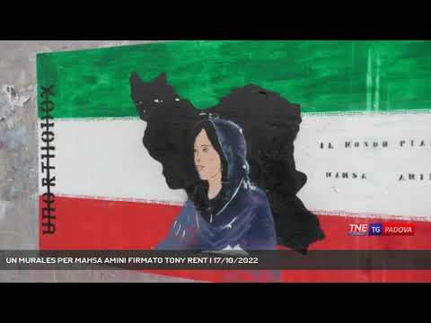 UN MURALES PER MAHSA AMINI FIRMATO TONY RENT | 17/10/2022