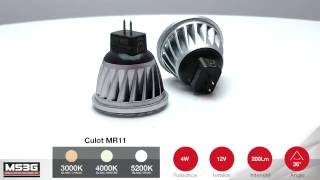 Led Mr11 - 4 Watts 200 Lumens 12 Volts