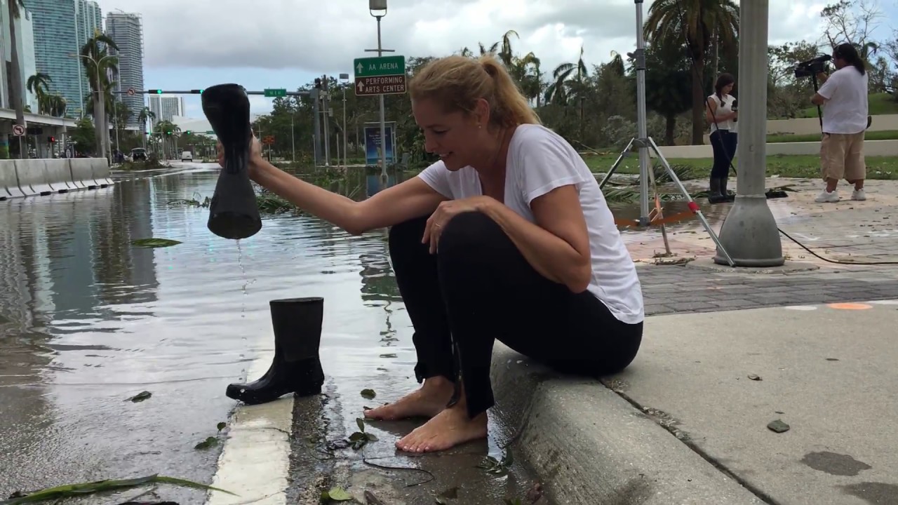 Tras el directo, mis botas de agua también se inundaron... 