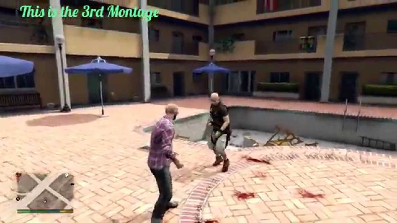 GTA 5 : WRESTLING LIKE IN WWE #3 (RKO, Spear, Piledriver)