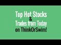 Top Hot Stocks Picks Today 2019-03-13 - Thinkorswim Price Action Trading Tutorial