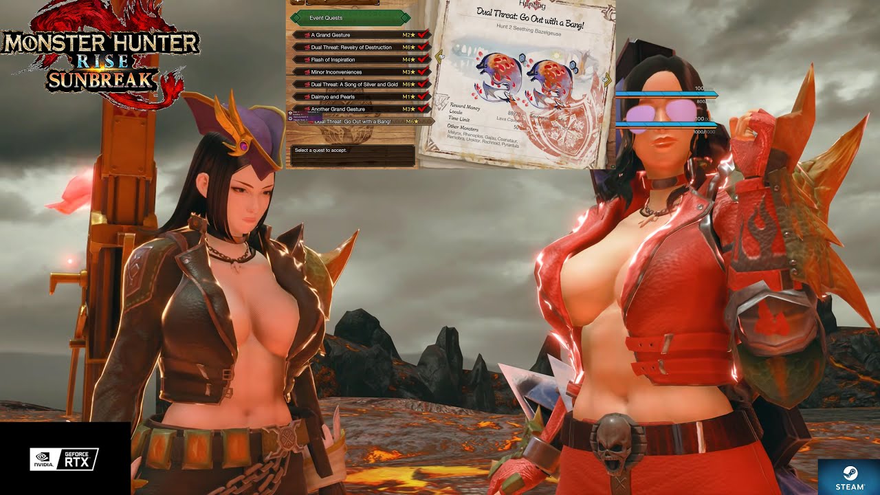 Monster Hunter Rise Sunbreak - Luchika and Followers Skimpy Armor Mod  Showcase at Monster Hunter Rise - Nexus mods and community