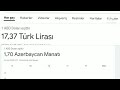 Azerbaycan Manatı Vs Türk Lirası (Uzun zamandan sonra yeni bir video)