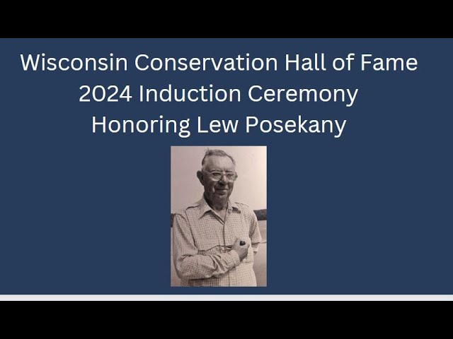 Lew Posekany 2024 Induction Ceremony
