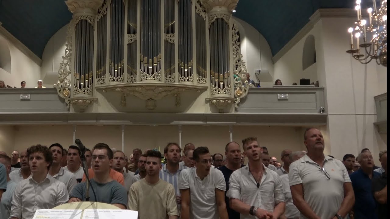 Grote God wij loven U - Grote Kerk Sliedrecht (mannenzang)