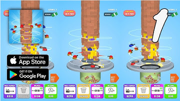 Tower Crusher! Gameplay Walkthrough Part 1 (Android, IOS)