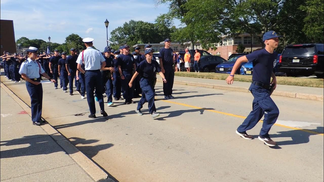 USCGA Class of 2025 Golf Platoon Entering Leamy Hall On My Way To The