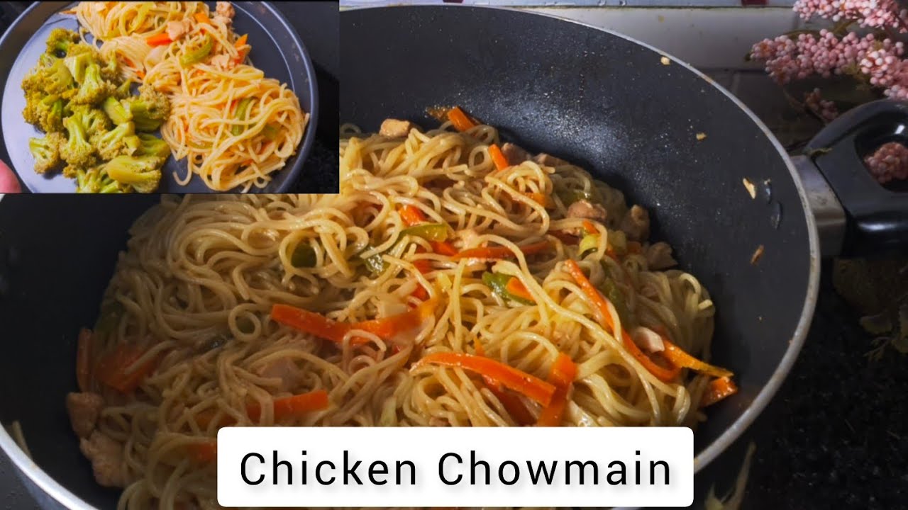 Street style chicken chowmein | Quick Easy Homemade#chickenchowmeinrecipe #streetfood #chowmein