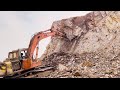 HILL DESTRUCTION: How to Break a Hill with an Excavator Machine! #excavators #stonemachinery