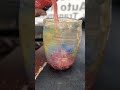 On the journey to make 100 cups! This is cup 12. #thicknickglass #glassblowing #glass #cups #fire