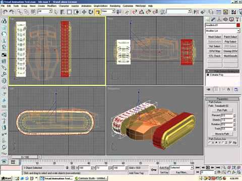 How to Make Games - 3ds Max - Cloning the Tank Treads