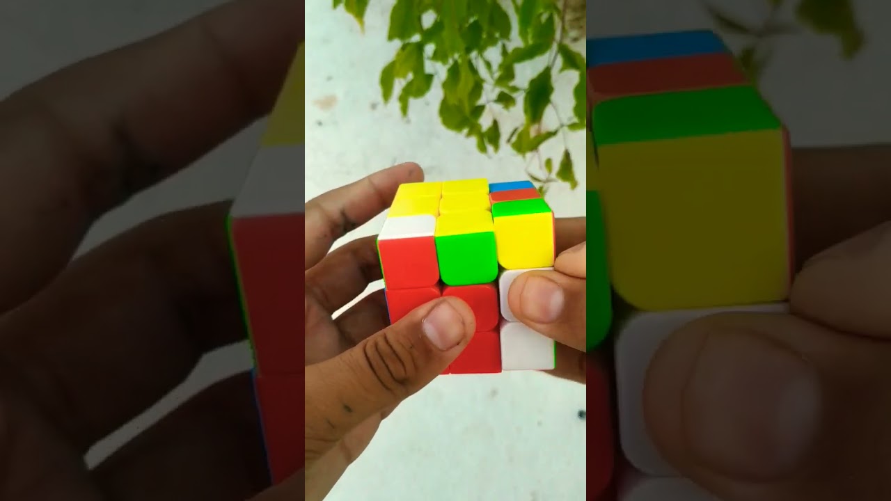 Rubik's cube trickrubikscube trick shorts YouTube