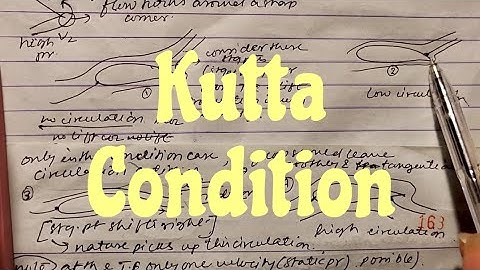 Kutta Condition l Aerodynamics 