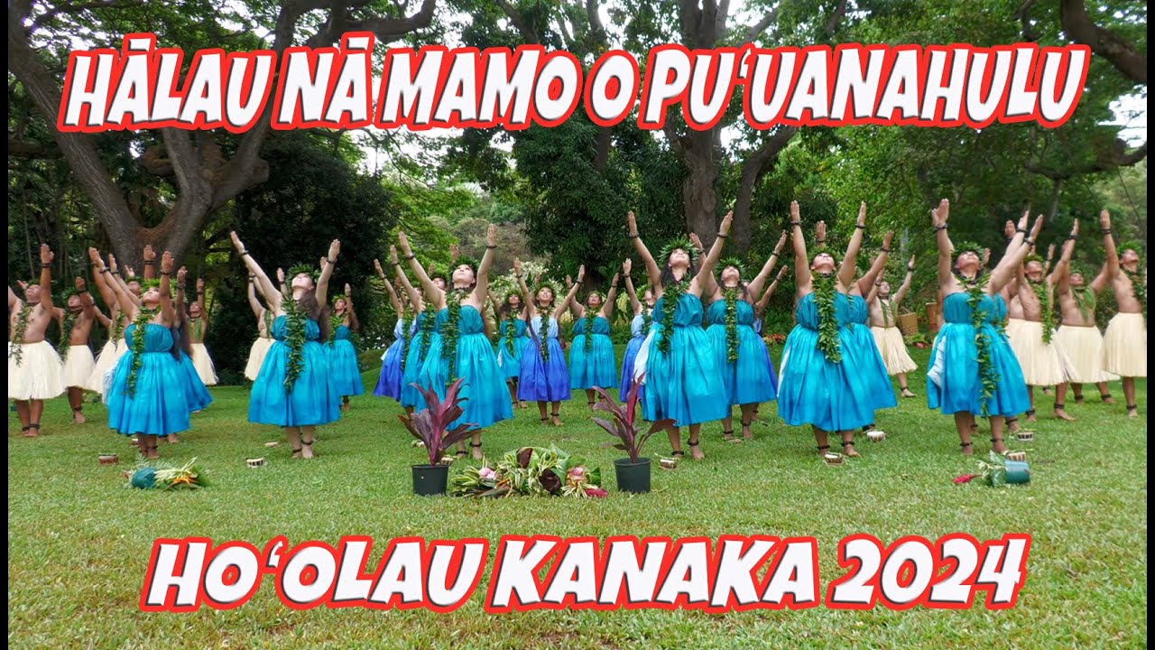 Halau Na Mamo o Pu'uanahulu Ho'olau Kanaka #1 August 25, 2024 Hula Festival at Moanalua Gardens