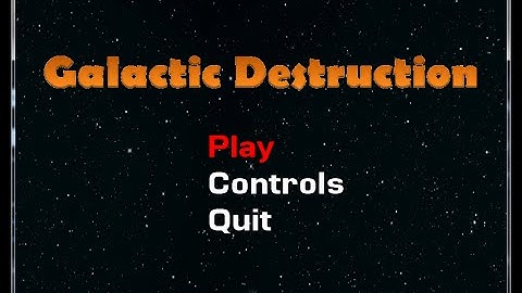 XNA / Monogame Space Shooter