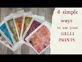 4 Easy Creative Ways to Use Your Gelli Prints
