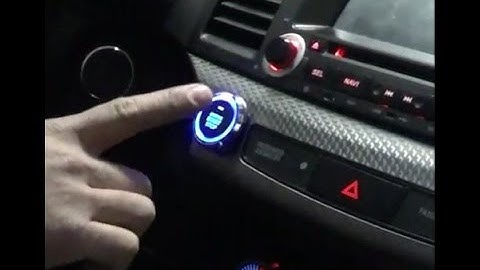 Mitsubishi Lancer Push button start | Part 1