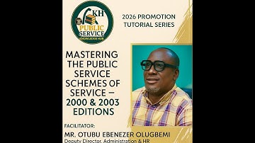 Mastering Public Service Schemes of Service 2000 & 2003