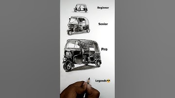 how to draw auto rickshaw #shorts #drawing #art #shorts