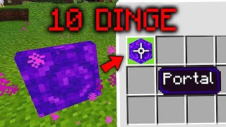 10 DINGE in MINECRAFT die du noch NICHT wusstest