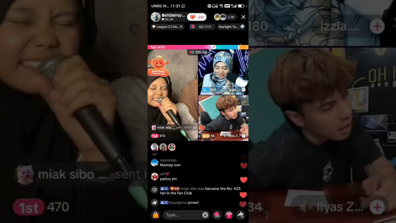 Ain Syakirah Cover@ Cinta#Marsha Milan/Juara AJL-17/01/2026