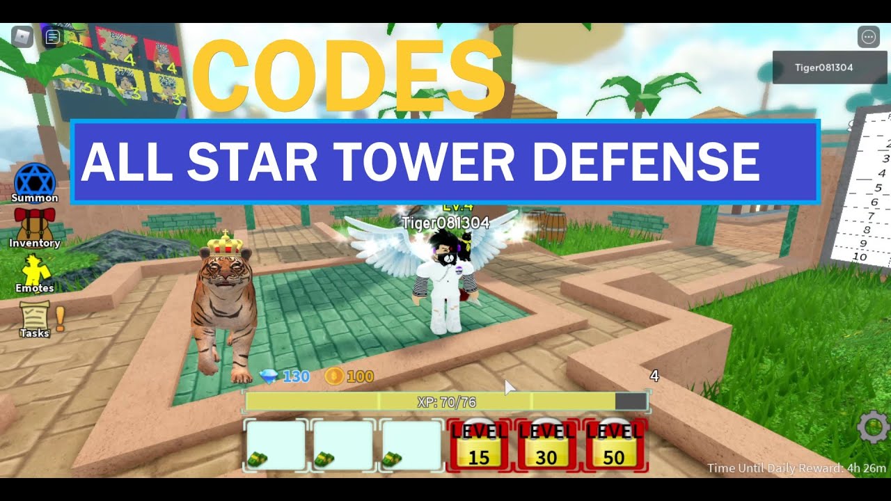 ALL STAR TOWER DEFENSE *OP CODES* Roblox YouTube