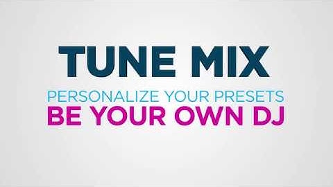 SiriusXM Advanced Audio Features: TuneMix
