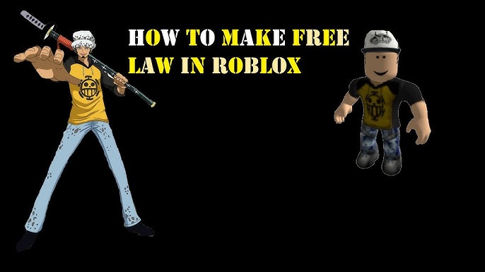 como fazer a skin do law no roblox de graça