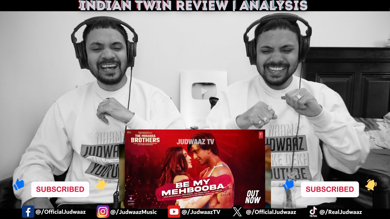 The Miranda Brothers : Be My Mehbooba | Meezaan, Darshan Raval, Amaal Mallik | Judwaaz