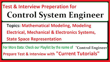 Control System Interview Preparation  | Control Engineering Test Preparation  PART-4
