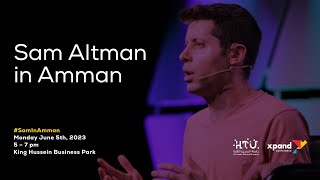 Sam Altman in Amman - Jordan