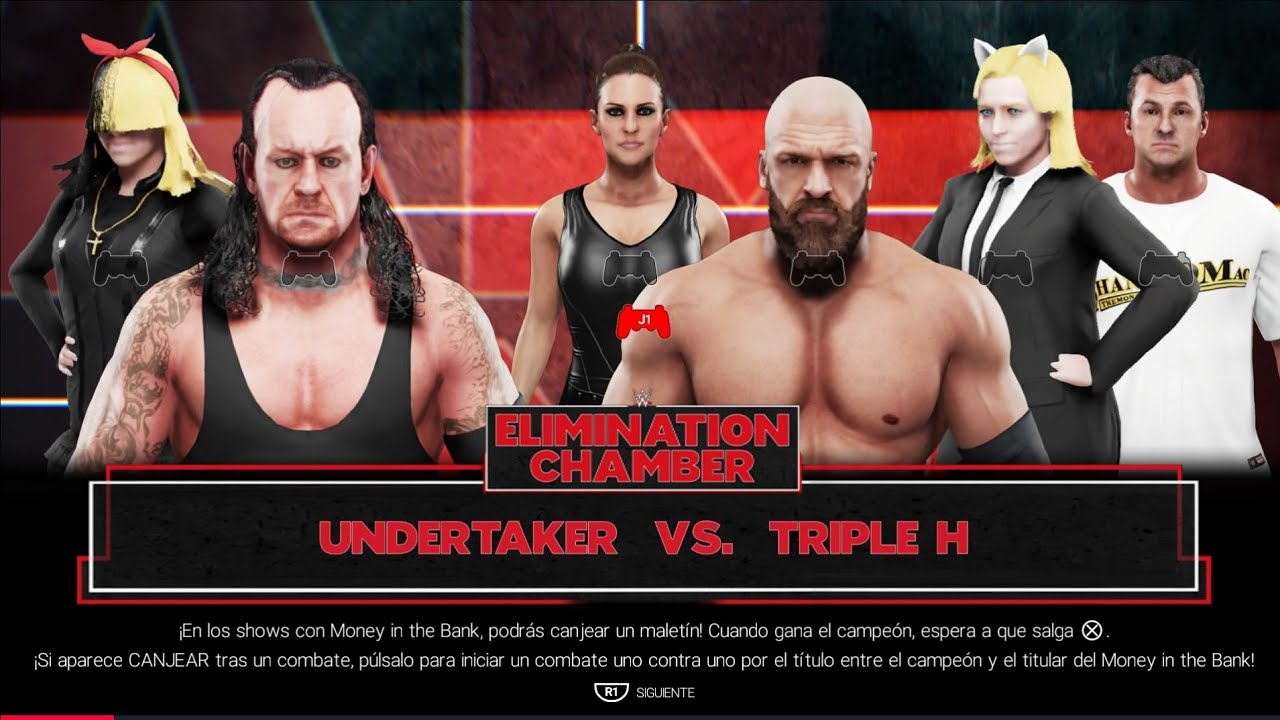 WWE 2k19 Undertaker vs Triple H