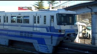 2020.03.12 大阪高速鉄道 大阪モノレール 1000系05編成1105F 大阪空港行き到着 万博記念公園駅