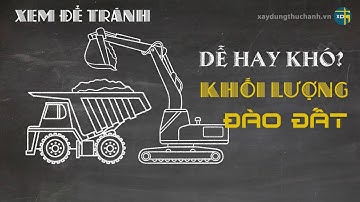 Những lưu ý quan trọng khi bóc khối lượng đào đất, taluy đào đất | XDTH | Xây Dựng Thực Hành | #38