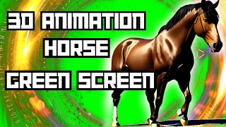 3D HORSE GREEN SCREEN @VfxKarki_ @vfxhd @vfxnaveed @GSA @GreenScreenBrasil​