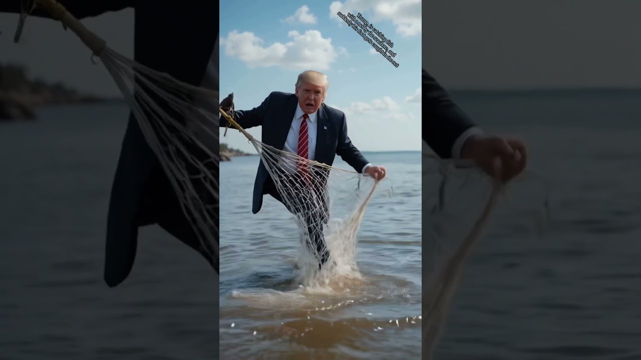 Caught by His Own Net!”🤣