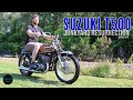 1974 suzuki t500 junkyard save  runs  rides