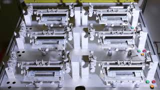 Robots test's SAMSUNG'S folding phone 200,000 times to prove its durable.