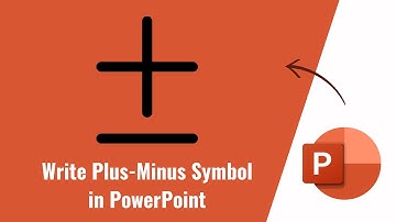 How to Write plus minus symbol in PowerPoint
