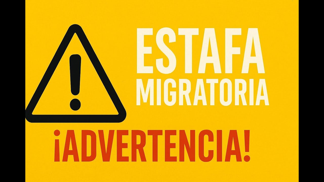 ¡Evita Estafas Migratorias! No caigas en la trampa - YouTube