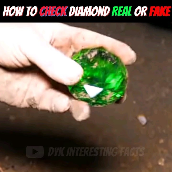 हीरा असली है या नकली कैसे पहचाने | Facts | #shorts #diamond