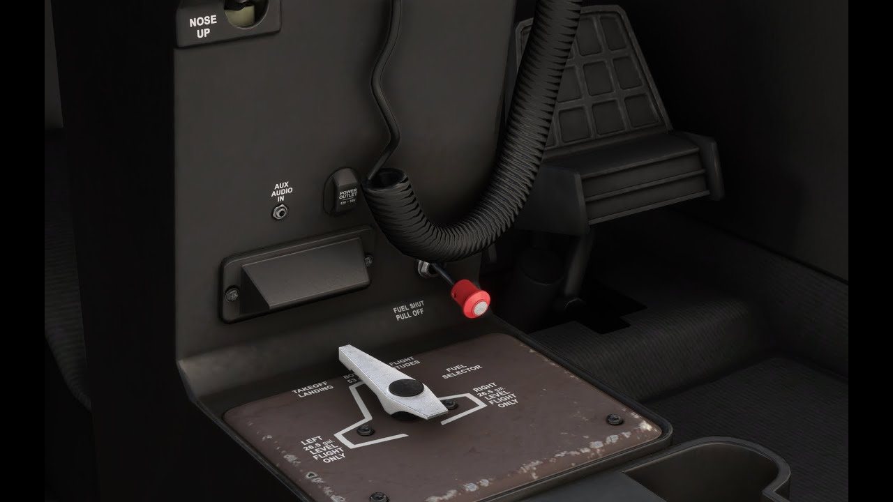 Analog C172 Fuel Shutoff Won