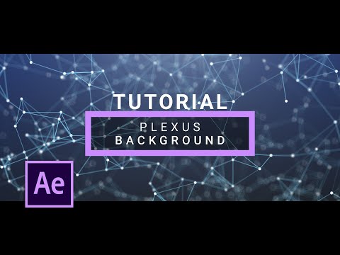 After Effects Tutorial - Plexus Background
